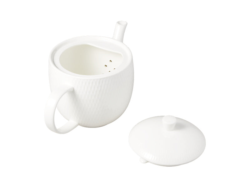 White Basics Diamonds Teapot 800ML Gift Boxed