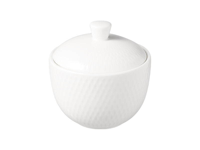White Basics Diamonds Sugar Bowl Gift Boxed