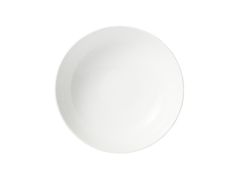 White Basics Diamonds Round Serving Bowl 25cm