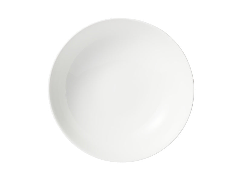 White Basics Diamonds Round Serving Bowl 28cm