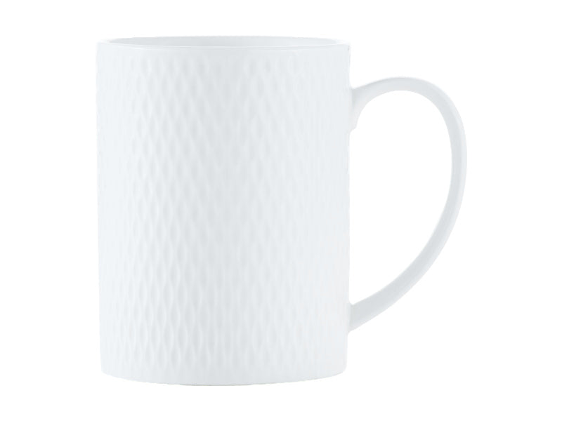 White Basics Diamonds Straight Mug