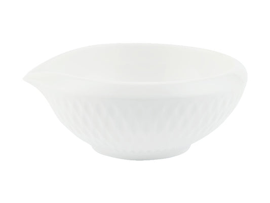 White Basics Diamonds Sauce Bowl