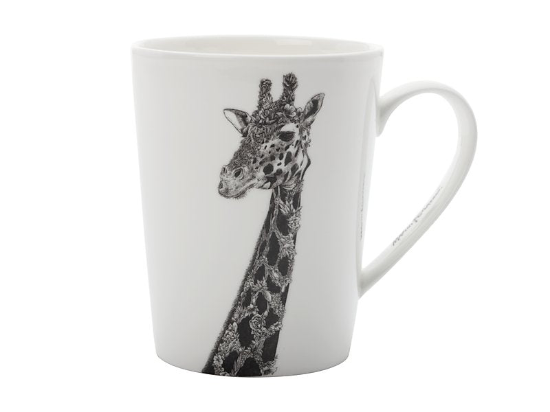 Marini Ferlazzo Mug 450ML Tall African Giraffe Gift Boxed