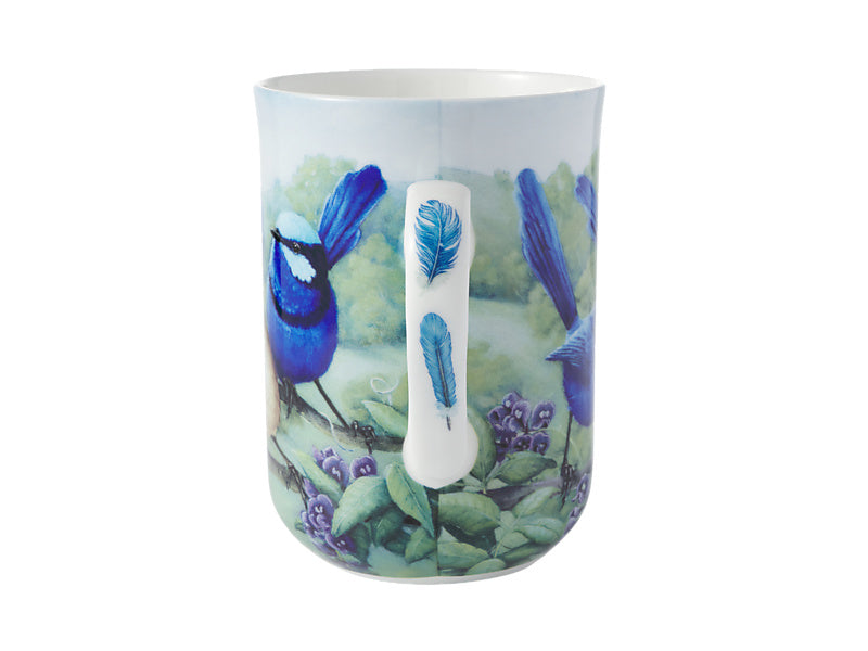 Birds of Australia KC 10yr Anniversary Mug 300ML Splendid Fairy Wren Gift Boxed