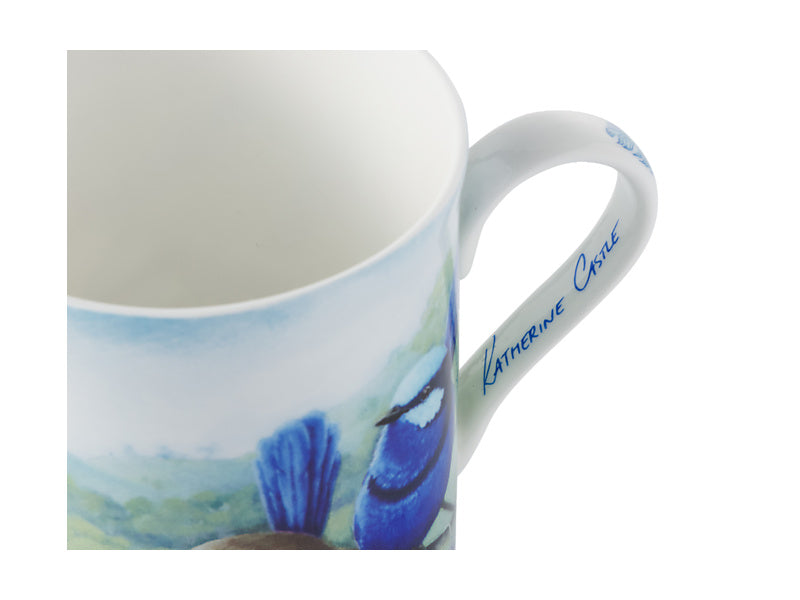 Birds of Australia KC 10yr Anniversary Mug 300ML Splendid Fairy Wren Gift Boxed
