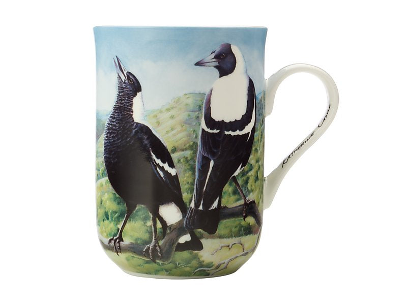 Birds of Australia KC 10yr Anniversary Mug 300ML Magpie Gift Boxed