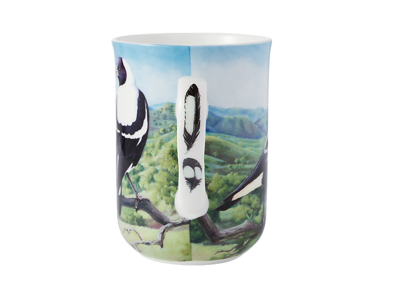 Birds of Australia KC 10yr Anniversary Mug 300ML Magpie Gift Boxed