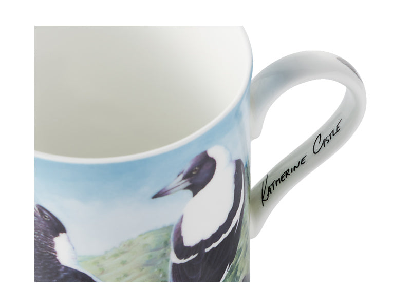 Birds of Australia KC 10yr Anniversary Mug 300ML Magpie Gift Boxed