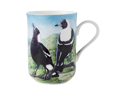 Birds of Australia KC 10yr Anniversary Mug 300ML Magpie Gift Boxed