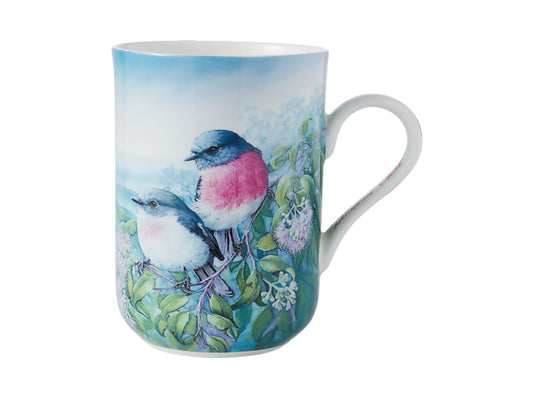 Birds of Australia KC 10yr Anniversary Mug 300ML Rose Robin Gift Boxed