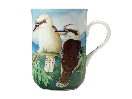 Birds of Australia KC 10yr Anniversary Mug 300ML Kookaburra Gift Boxed