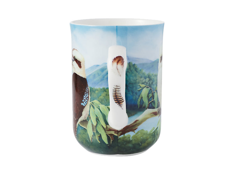 Birds of Australia KC 10yr Anniversary Mug 300ML Kookaburra Gift Boxed