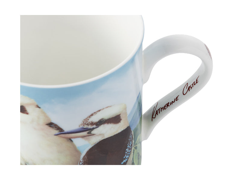 Birds of Australia KC 10yr Anniversary Mug 300ML Kookaburra Gift Boxed