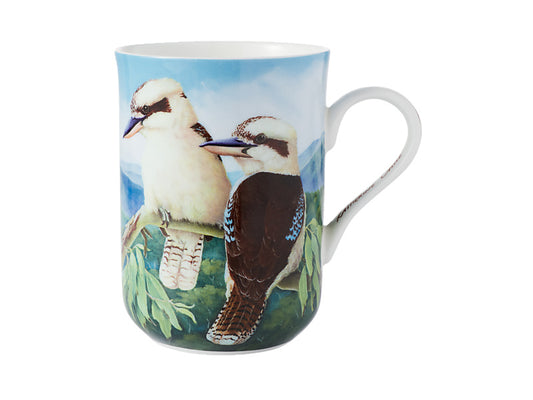 Birds of Australia KC 10yr Anniversary Mug 300ML Kookaburra Gift Boxed