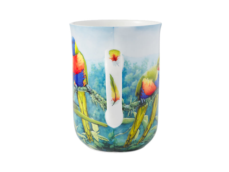 Birds of Australia KC 10yr Anniversary Mug 300ML Lorikeet Gift Boxed