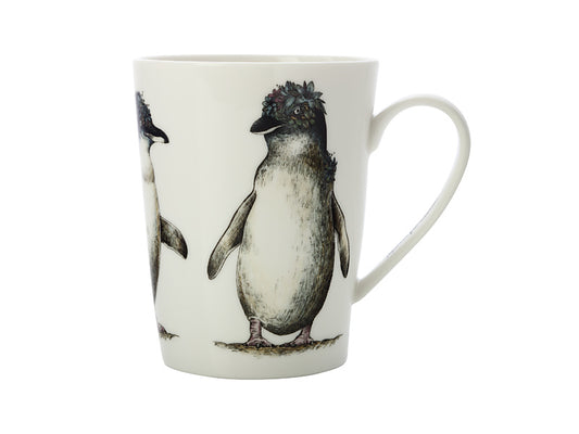 Marini Ferlazzo Australian Families Mug 450ML Tall Penguin Parade Gift Boxed