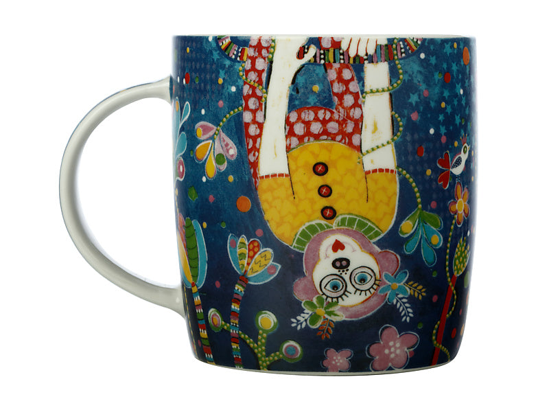 Donna Sharam Rainbow Jungle Mug 370ML Swinging Around Gift Boxed