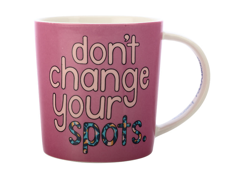 Kasey Rainbow Be Kind Mug 380ML Don't Change Your Spots Gift Boxed