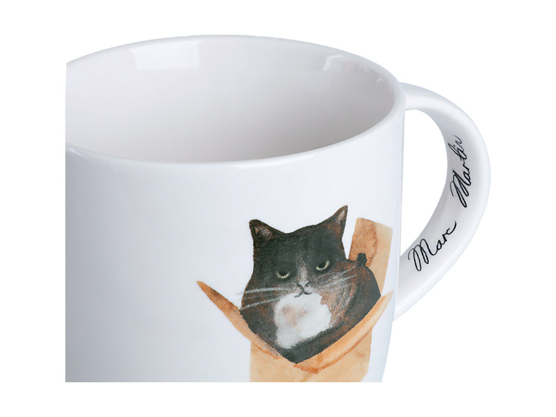 Marc Martin Feline Friends Mug 400ML Cat In A Box Gift Boxed