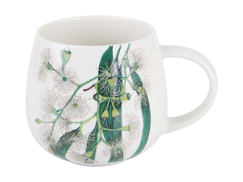 The Blck Pen Golden Summer Mug 400ML White Eucalyptus Gift Boxed