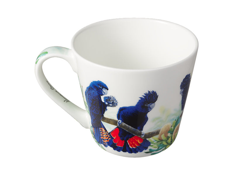 Katherine Castle Song of the South Mug Black Cockatoo Gift Boxed