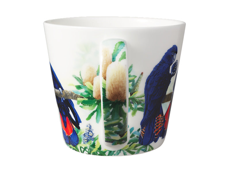 Katherine Castle Song of the South Mug Black Cockatoo Gift Boxed