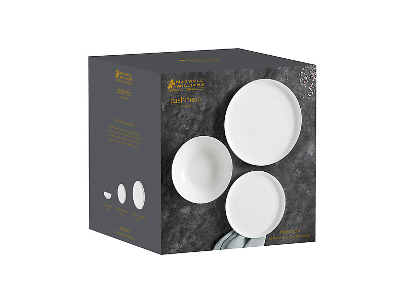 Cashmere Mansion High Rim Dinner Set 12pc Gift Boxed