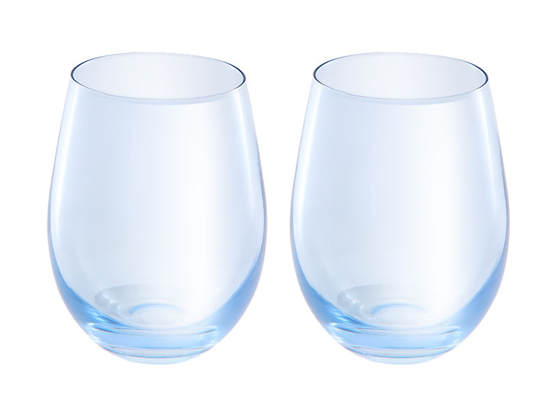Glamour Stemless Glass Set of 2 Gift Boxed