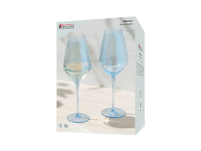 Glamour Wine Glass Set of 2 Gift Boxed