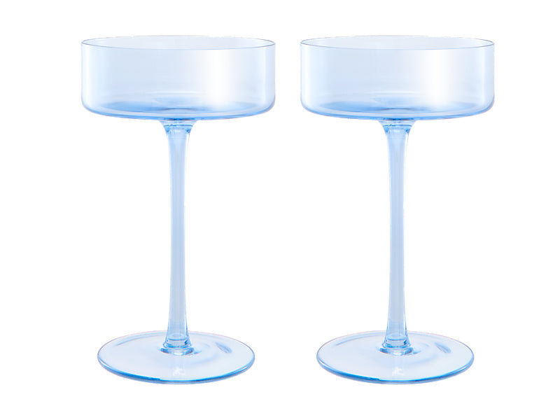 Glamour Coupe Glass Set of 2 Gift Boxed