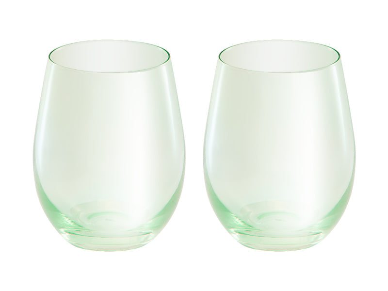 Glamour Stemless Glass Set of 2 Gift Boxed