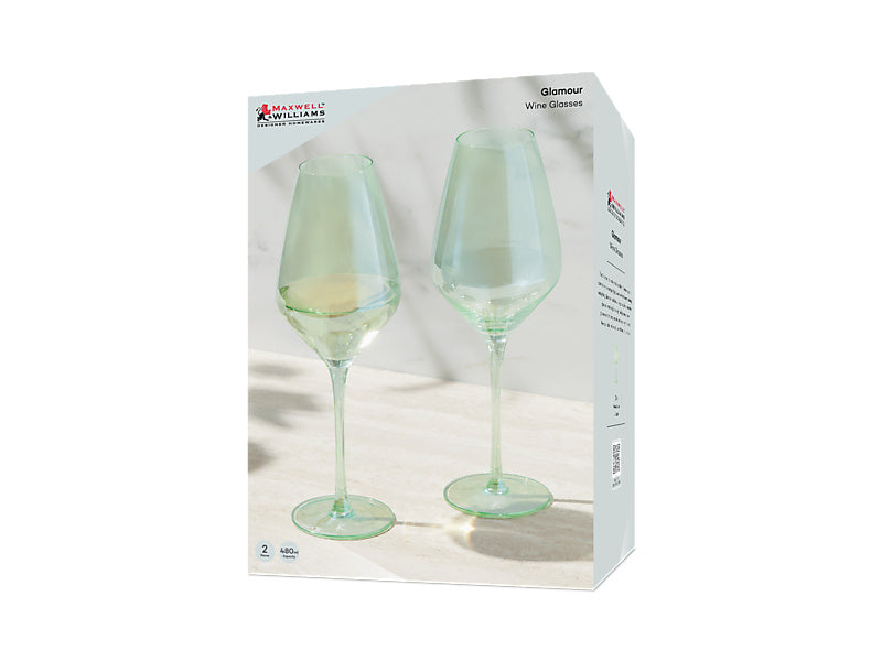 Glamour Wine Glass Set of 2 Gift Boxed