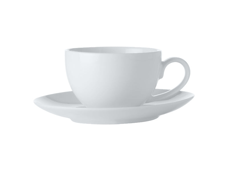 White Basics Coupe Demi Cup & Saucer 100ML