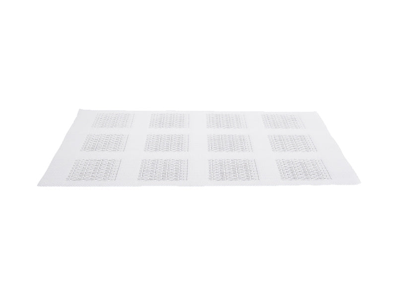 Table Accents Placemat 45x30cm White Squares