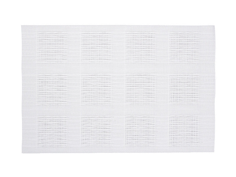 Table Accents Placemat 45x30cm White Squares