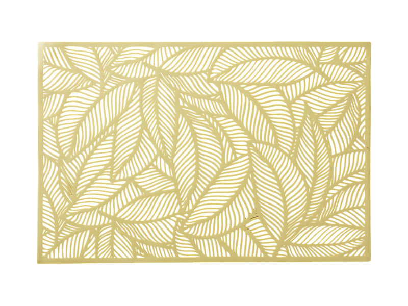 Table Accents Cut-Out Placemat 45x30cm Leaf