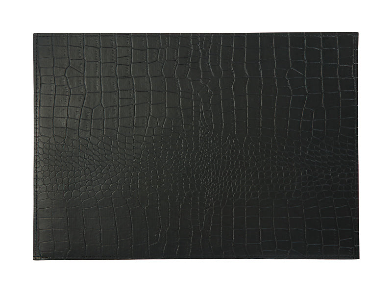 Table Accents Leather Look Alligator Placemat 43x30cm