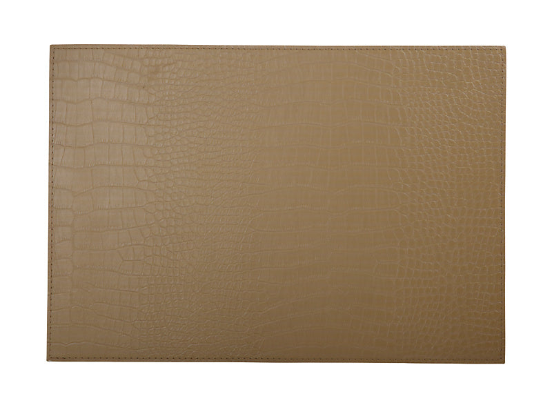 Table Accents Leather Look Alligator Placemat 43x30cm