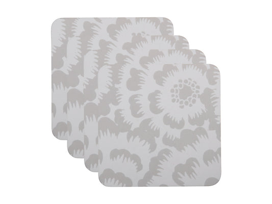 Gerbera Cork Back Coaster 10.5cm Set of 4 Gift Boxed