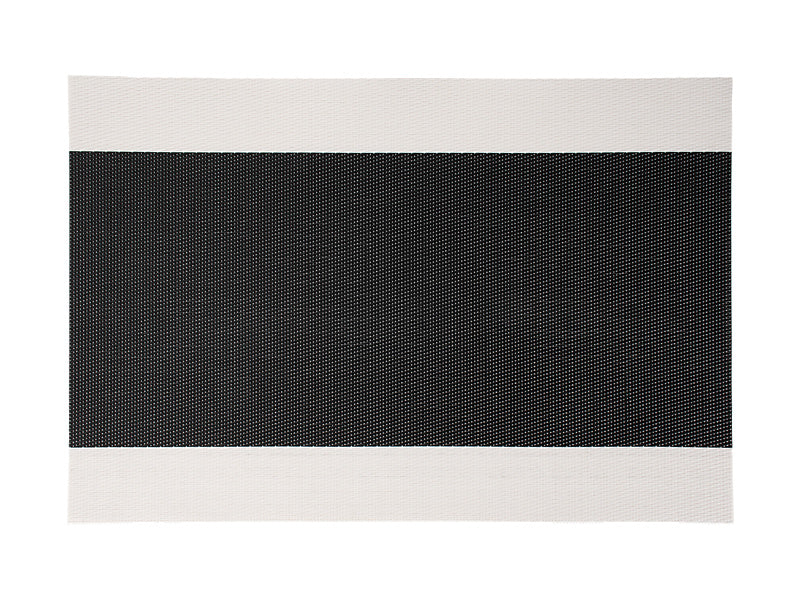 Table Accents Placemat 45x30cm White Black