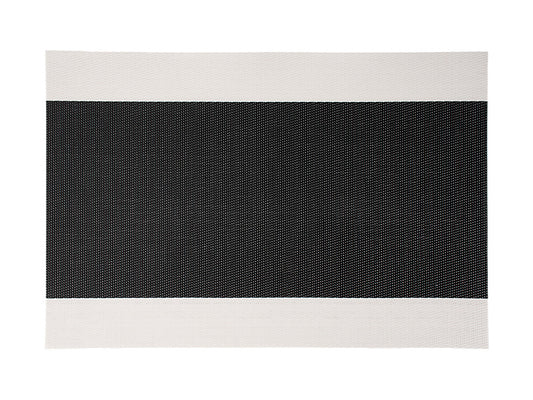 Table Accents Placemat 45x30cm White Black