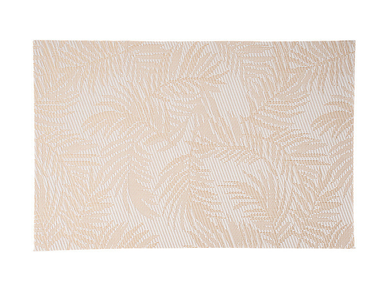 Table Accents Placemat 45x30cm Frond Gold White