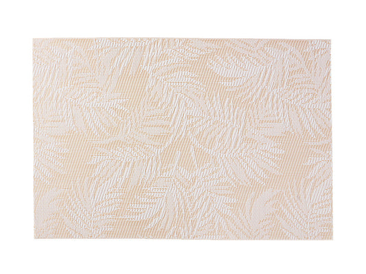 Table Accents Placemat 45x30cm Frond Gold White