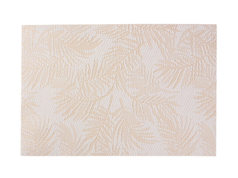 Table Accents Placemat 45x30cm Frond Gold White