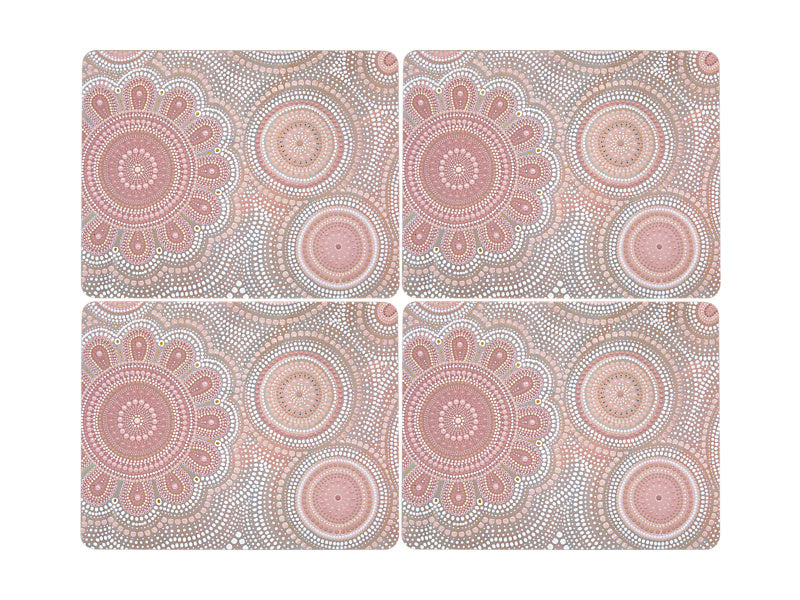 Lou Martin Uplift Cork Back Placemat Set of 4 Gift Boxed