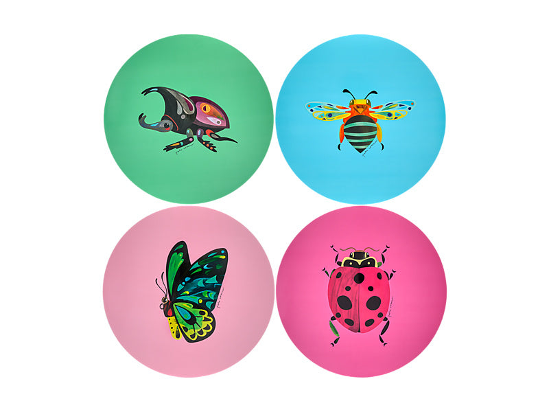 Pete Cromer Garden Party Round Placemat Set of 4 Assorted