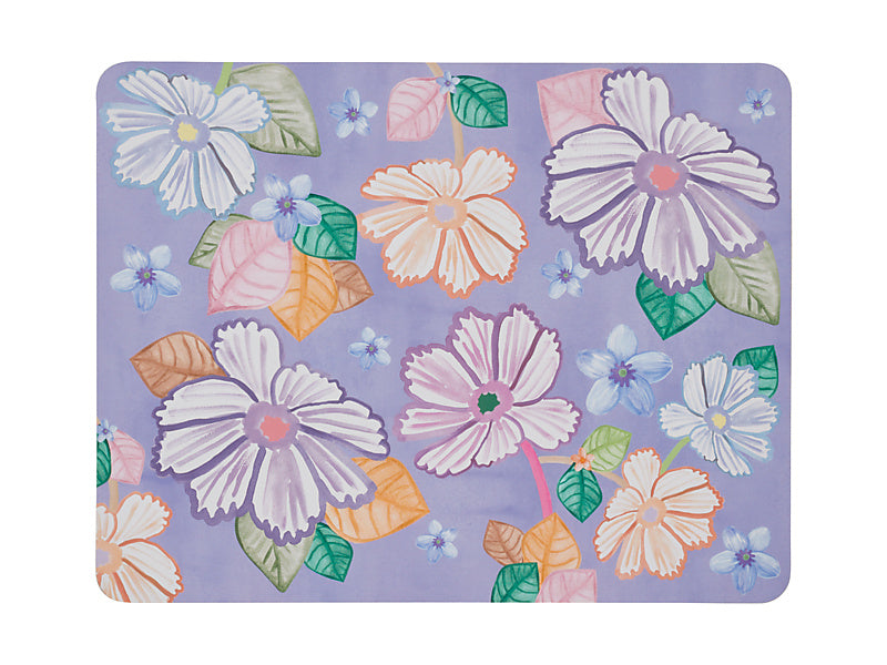 Poppy Love Cork Back Placemat Set of 4 Gift Boxed