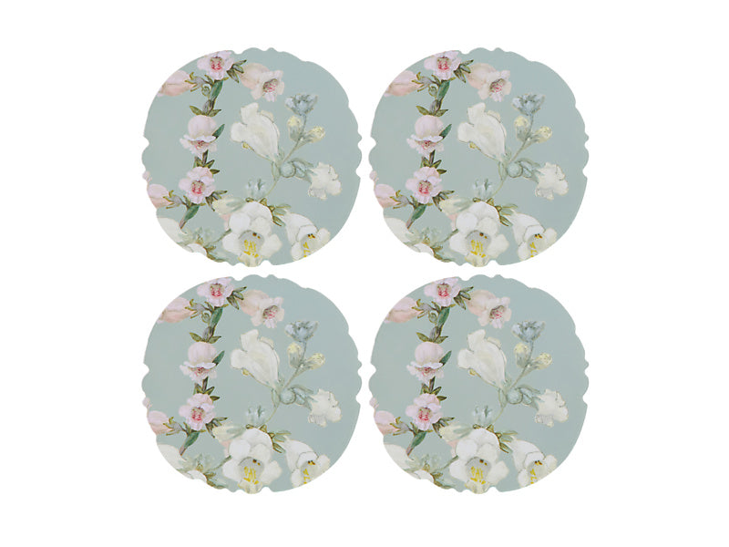 Royal Botanic Gardens Foxglove Cork Back Coaster Set of 4 Gift Boxed