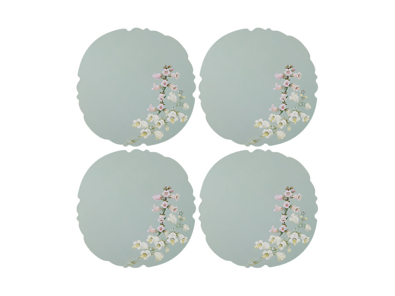 Royal Botanic Gardens Foxglove Cork Back Placemat Set of 4 Gift Boxed
