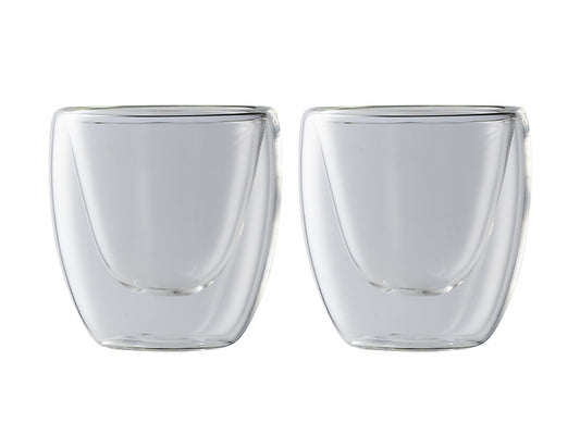 Blend Double Wall Espresso Cup 80ML Set of 2 Gift Boxed
